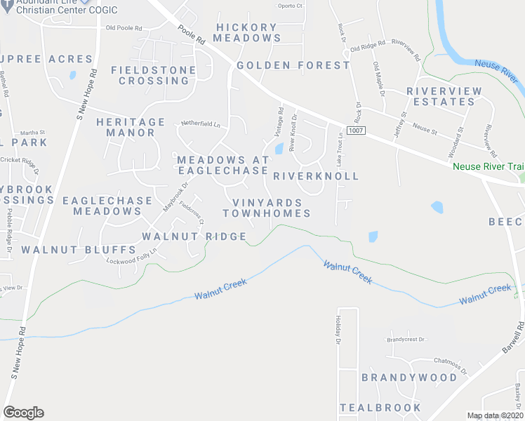 map of restaurants, bars, coffee shops, grocery stores, and more near 1909 Teabrook Court in Raleigh