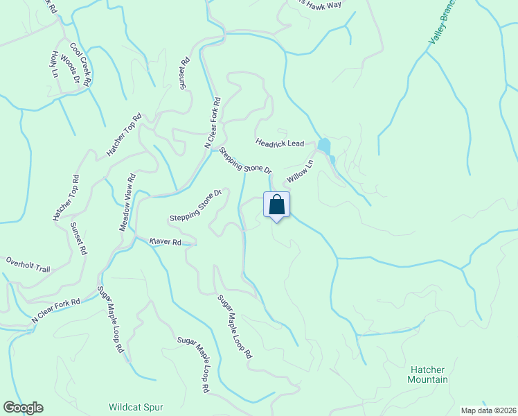 map of restaurants, bars, coffee shops, grocery stores, and more near 3052 Stepping Stone Drive in Pigeon Forge
