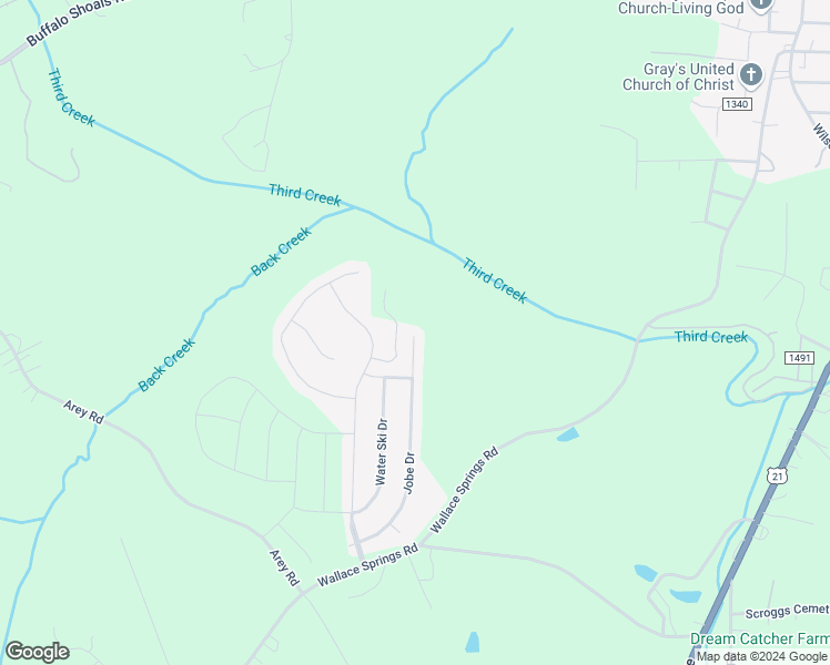map of restaurants, bars, coffee shops, grocery stores, and more near 230 Jobe Drive in Statesville