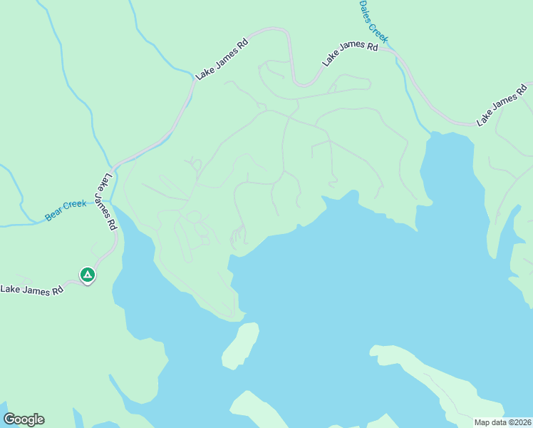 map of restaurants, bars, coffee shops, grocery stores, and more near 139 Lake Crest Drive in Nebo