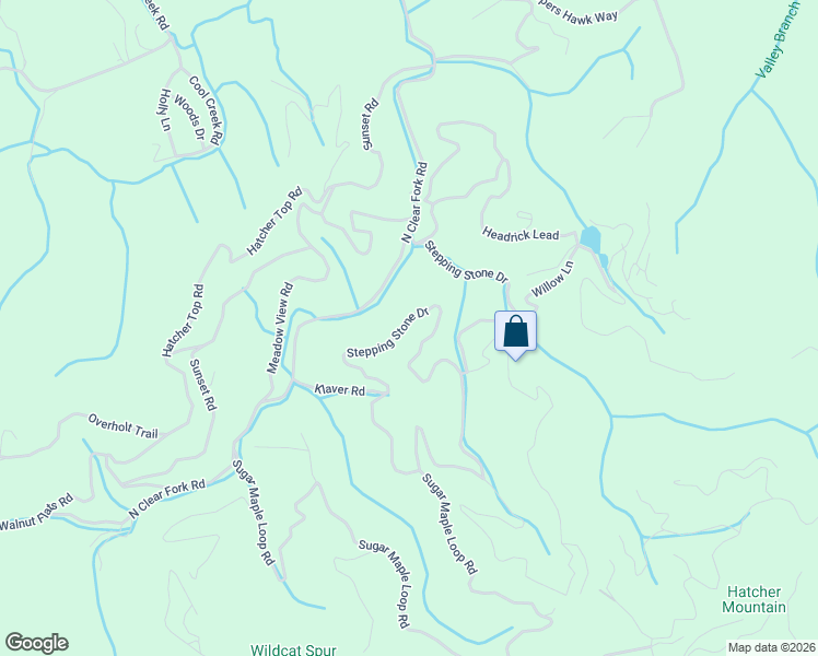 map of restaurants, bars, coffee shops, grocery stores, and more near 3147 Stepping Stone Drive in Sevierville