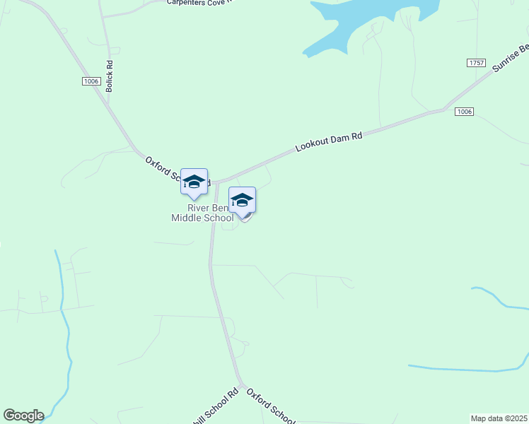 map of restaurants, bars, coffee shops, grocery stores, and more near 4670 Oxford School Road in Catawba