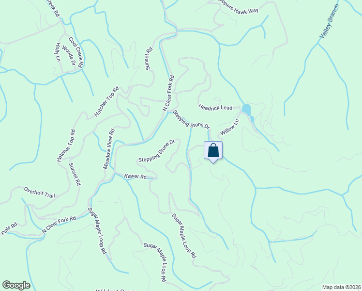 map of restaurants, bars, coffee shops, grocery stores, and more near 3064 Stepping Stone Drive in Pigeon Forge