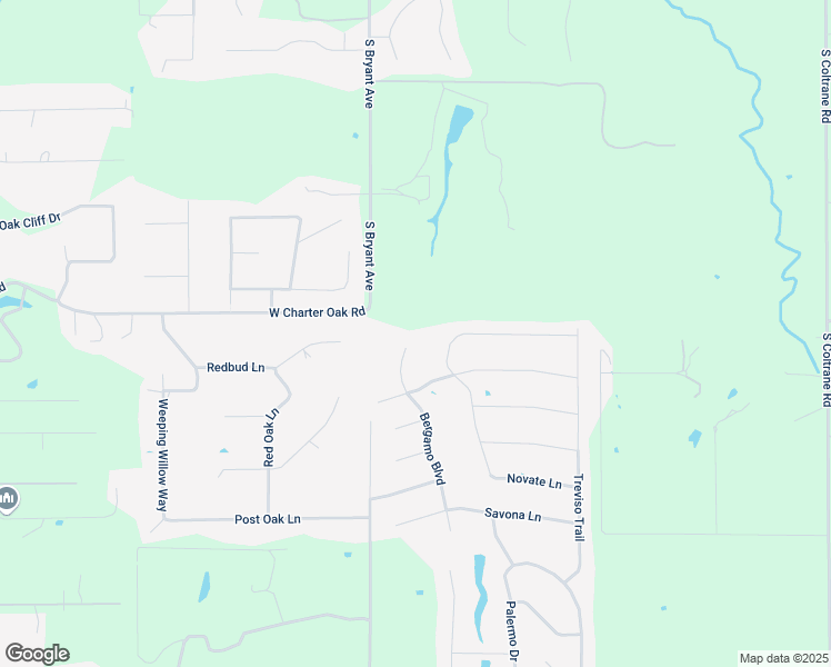 map of restaurants, bars, coffee shops, grocery stores, and more near 9635 Pavia Pointe in Edmond