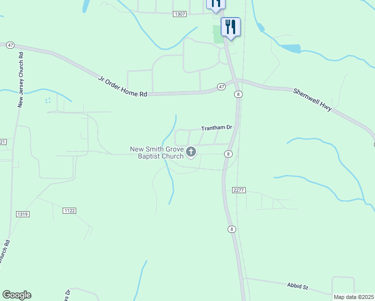 map of restaurants, bars, coffee shops, grocery stores, and more near 524 Trantham Drive in Lexington