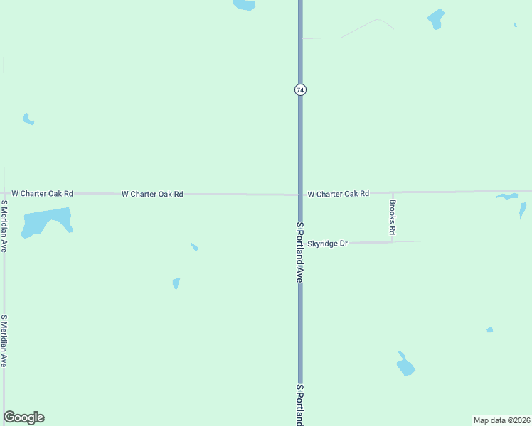 map of restaurants, bars, coffee shops, grocery stores, and more near 12901 West Charter Oak in Guthrie