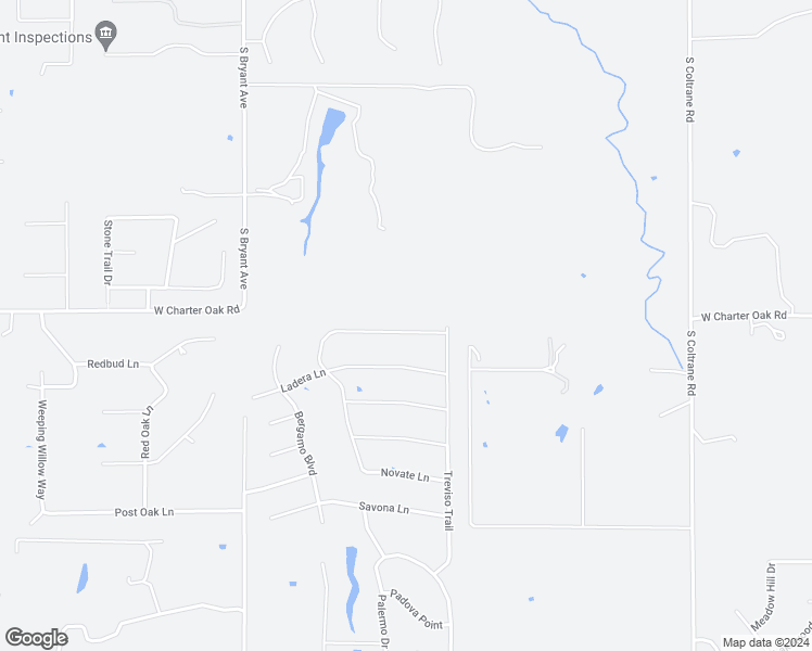 map of restaurants, bars, coffee shops, grocery stores, and more near 2025 Treviso Court in Edmond