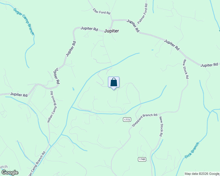 map of restaurants, bars, coffee shops, grocery stores, and more near 57 Azalea Drive in Weaverville