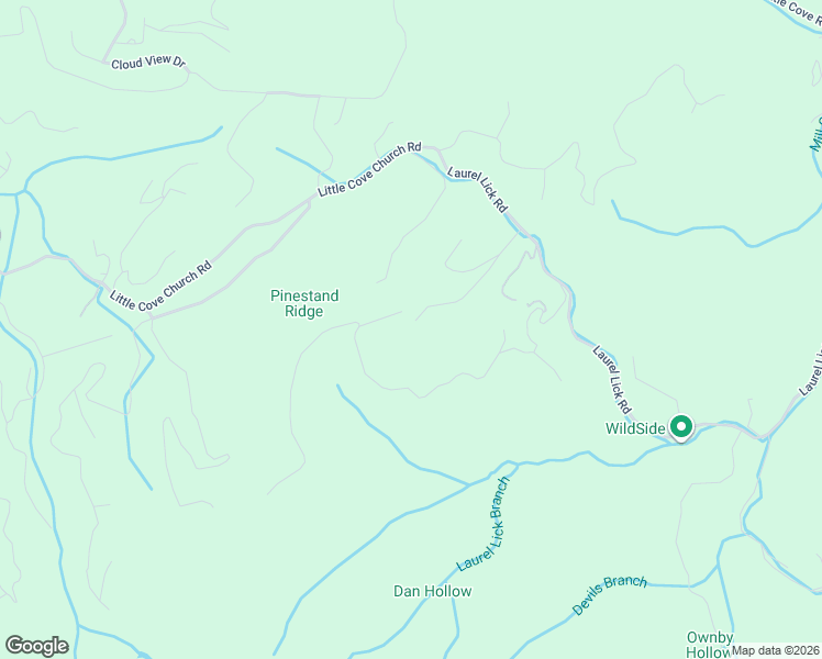 map of restaurants, bars, coffee shops, grocery stores, and more near 1291 Laurel Lick Road in Sevierville
