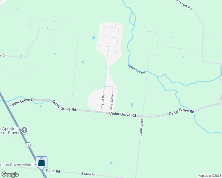 map of restaurants, bars, coffee shops, grocery stores, and more near 1043 Coral Drive in Murfreesboro