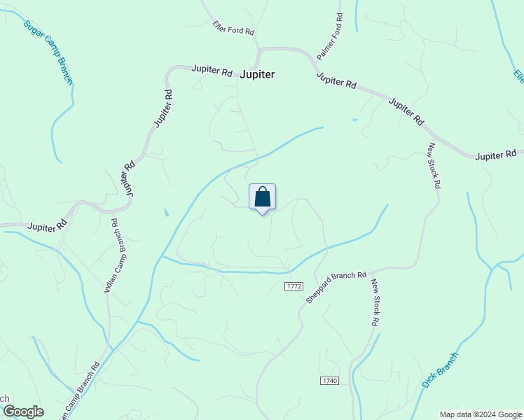map of restaurants, bars, coffee shops, grocery stores, and more near 57 Azalea Dr in Weaverville