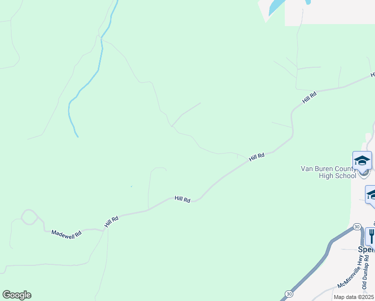 map of restaurants, bars, coffee shops, grocery stores, and more near 281 Spokelay Rd in Spencer