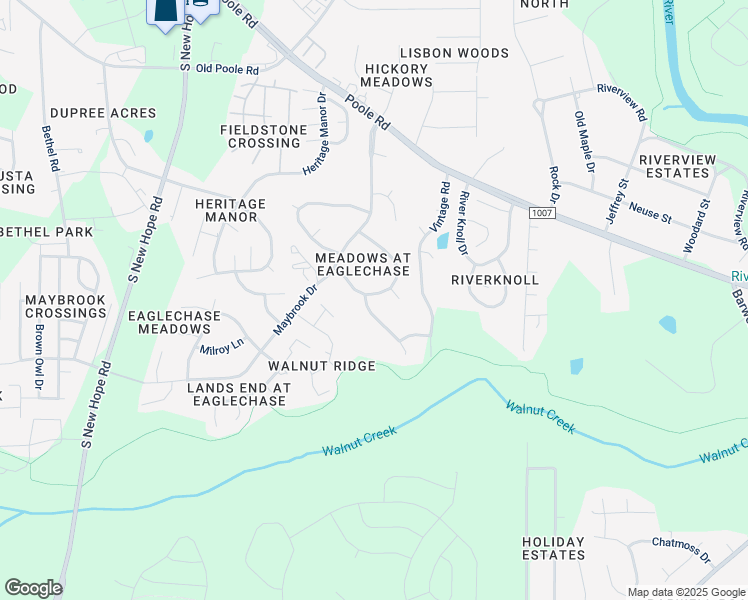 map of restaurants, bars, coffee shops, grocery stores, and more near 1801 Teabrook Court in Raleigh