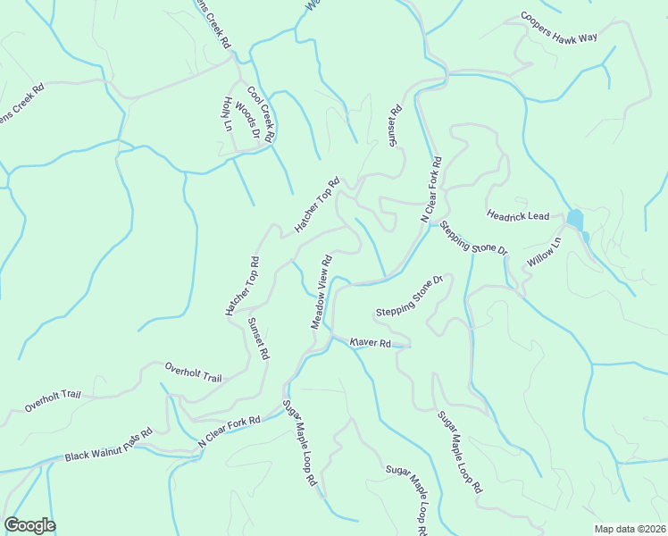 map of restaurants, bars, coffee shops, grocery stores, and more near 3041 Meadow View Road in Sevierville