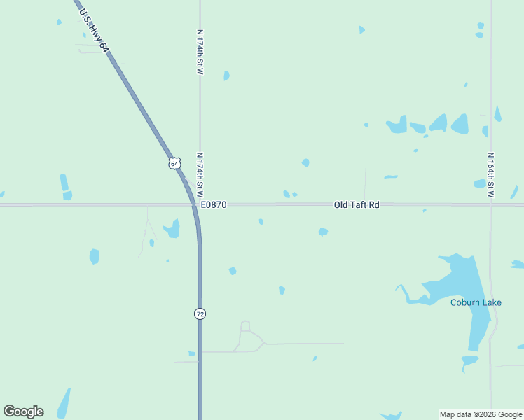 map of restaurants, bars, coffee shops, grocery stores, and more near 17181 Old Taft Road in Porter