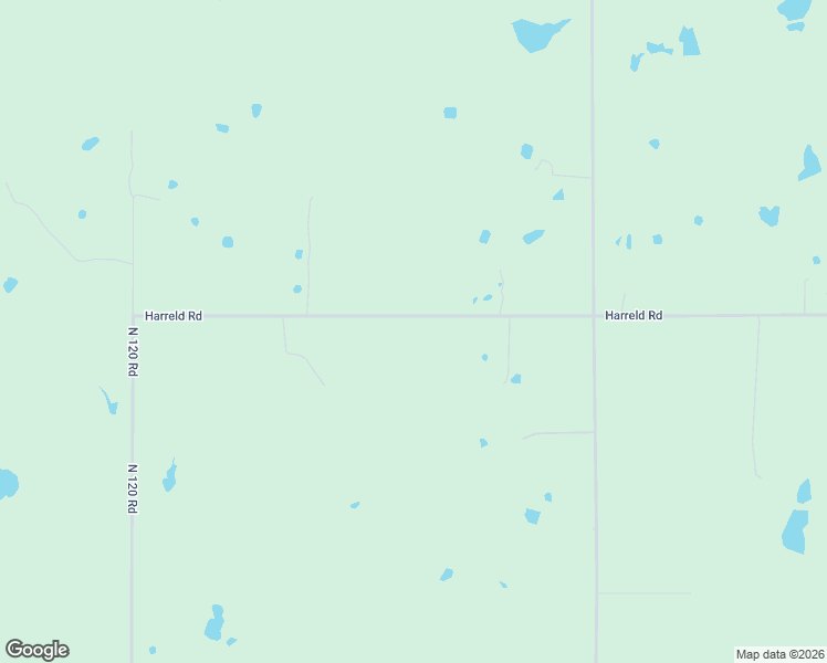 map of restaurants, bars, coffee shops, grocery stores, and more near 2589 Harreld Road in Beggs