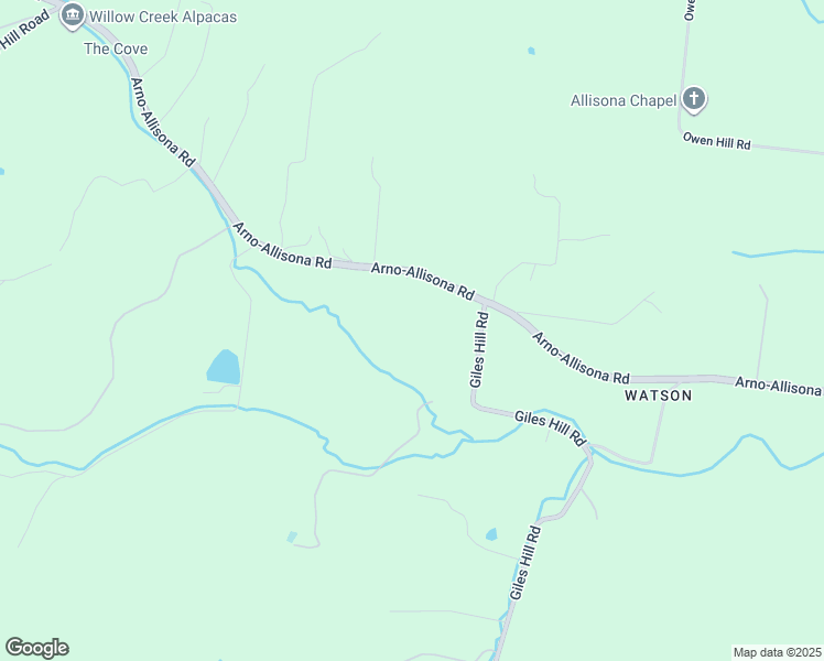 map of restaurants, bars, coffee shops, grocery stores, and more near 6941 Arno-Allisona Road in College Grove