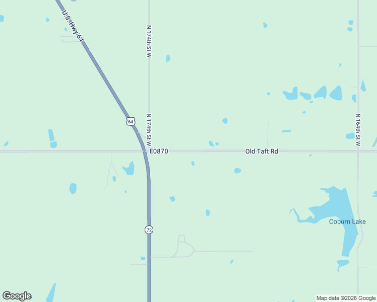 map of restaurants, bars, coffee shops, grocery stores, and more near 17181 Old Taft Road in Porter