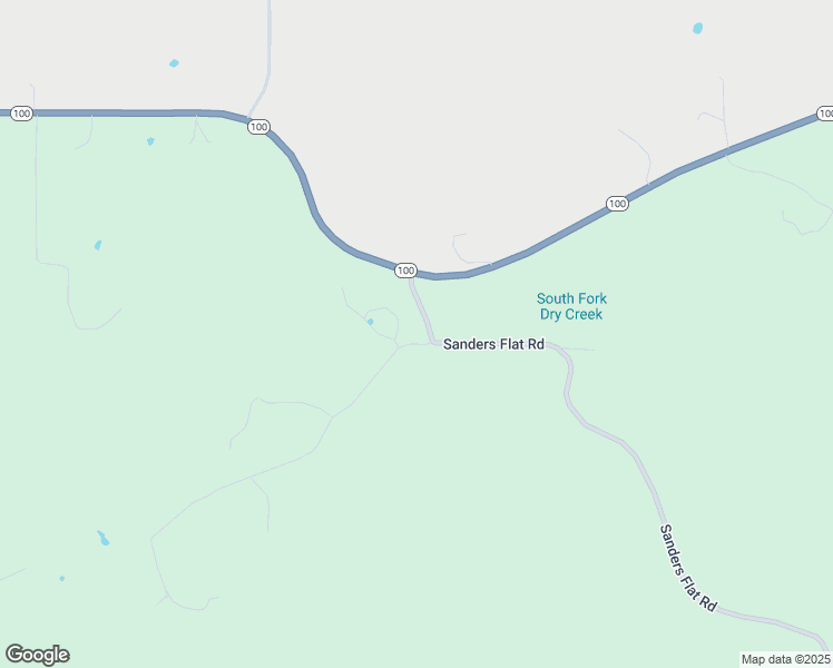 map of restaurants, bars, coffee shops, grocery stores, and more near 461201 East 875 Road in Bunch