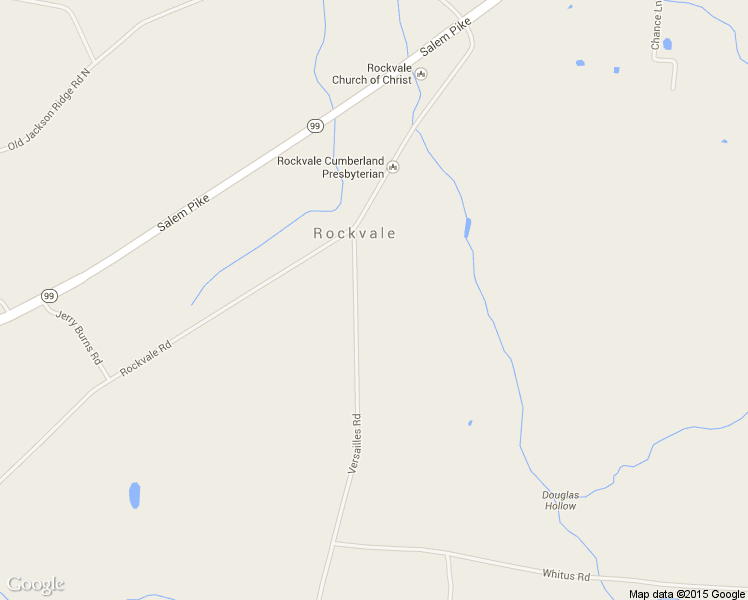 map of restaurants, bars, coffee shops, grocery stores, and more near 9127 Versailles Rd in Rockvale