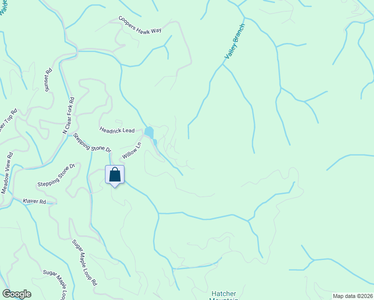 map of restaurants, bars, coffee shops, grocery stores, and more near 2203 Ridgeland Circle in Sevierville