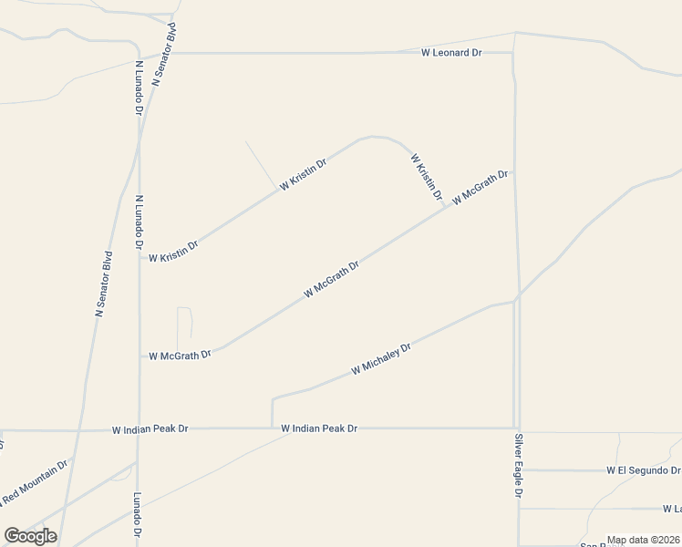 map of restaurants, bars, coffee shops, grocery stores, and more near West McGrath Drive in Mohave County