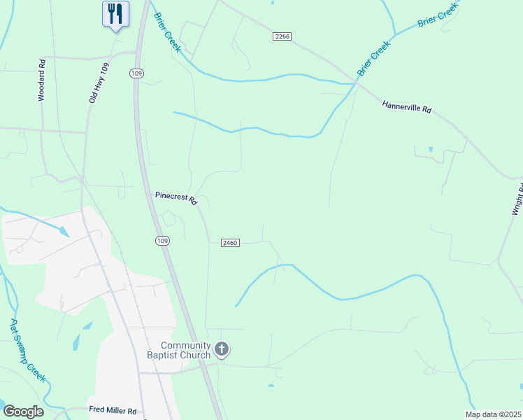 map of restaurants, bars, coffee shops, grocery stores, and more near Hughes Road in Lexington