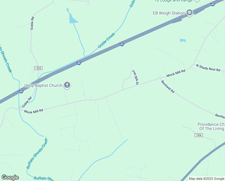 map of restaurants, bars, coffee shops, grocery stores, and more near 560 Mock Mill Road in Statesville