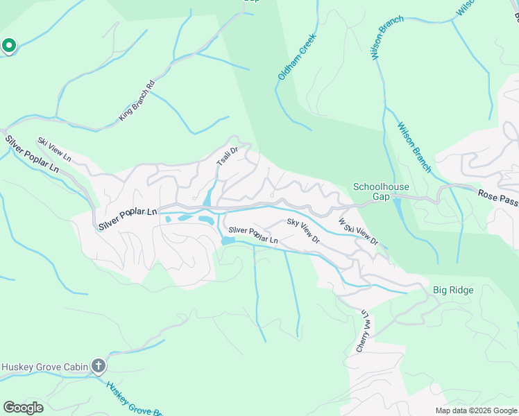map of restaurants, bars, coffee shops, grocery stores, and more near 1328 Ski View Lane in Sevierville