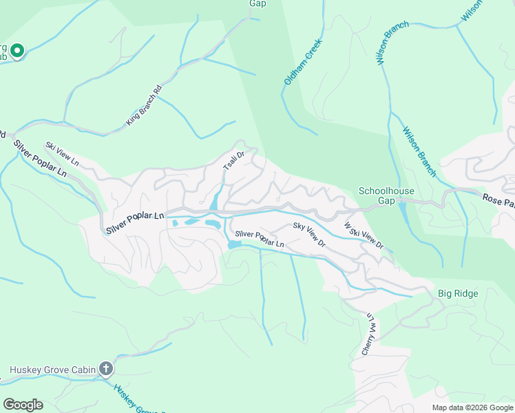 map of restaurants, bars, coffee shops, grocery stores, and more near 1328 Ski View Lane in Sevierville