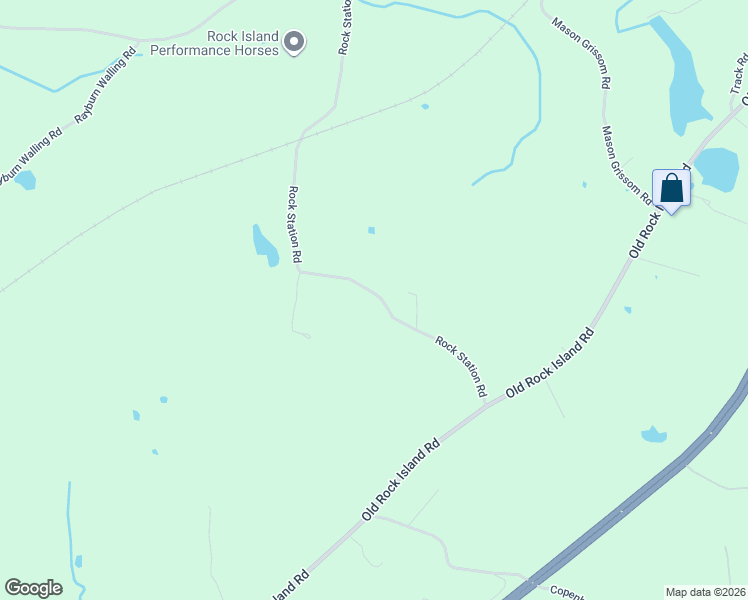 map of restaurants, bars, coffee shops, grocery stores, and more near 421 Rock Station Road in Rock Island