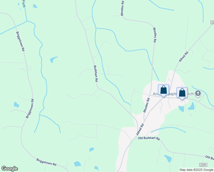 map of restaurants, bars, coffee shops, grocery stores, and more near 260 Burkhart Road in Lexington
