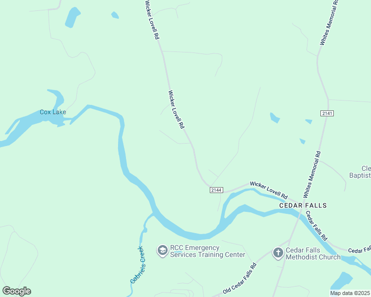 map of restaurants, bars, coffee shops, grocery stores, and more near 1980 Leonard York Drive in Randleman