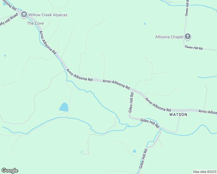 map of restaurants, bars, coffee shops, grocery stores, and more near 6941 Arno-Allisona Road in College Grove
