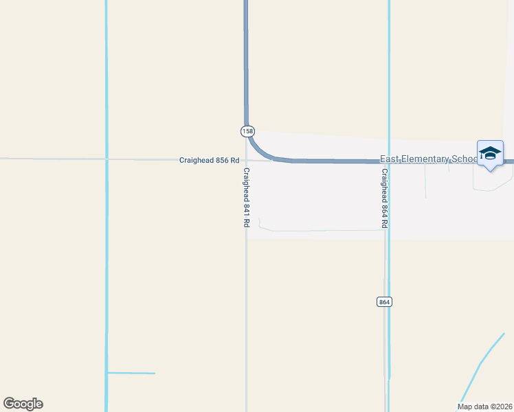 map of restaurants, bars, coffee shops, grocery stores, and more near 251 County Road 841 in Caraway