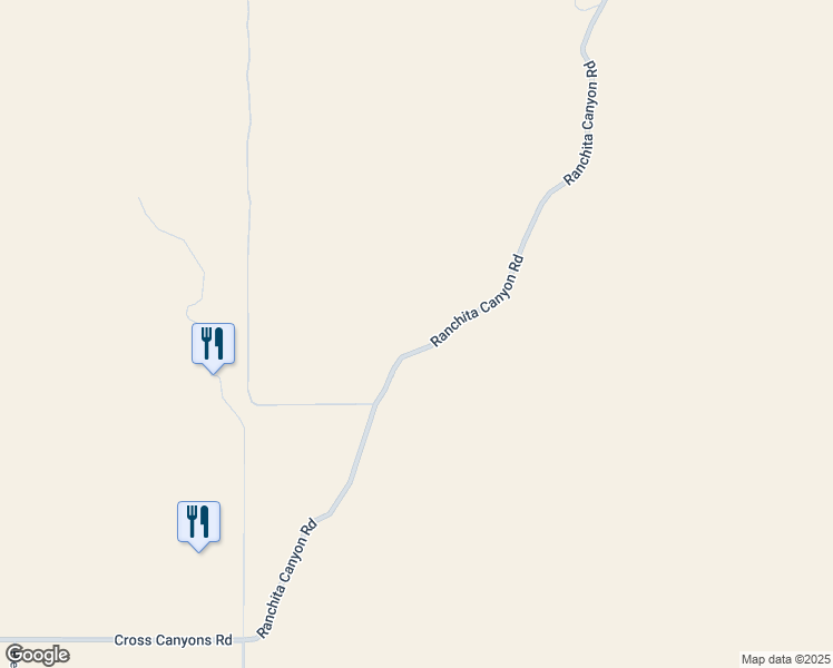 map of restaurants, bars, coffee shops, grocery stores, and more near 3470 Ranchita Canyon Road in San Miguel