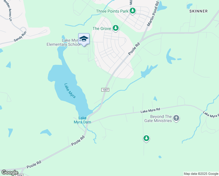 map of restaurants, bars, coffee shops, grocery stores, and more near 892 Still Willow Lane in Wendell