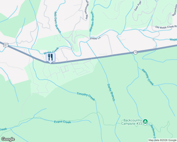 map of restaurants, bars, coffee shops, grocery stores, and more near 244 Forest Hills Drive in Sevierville