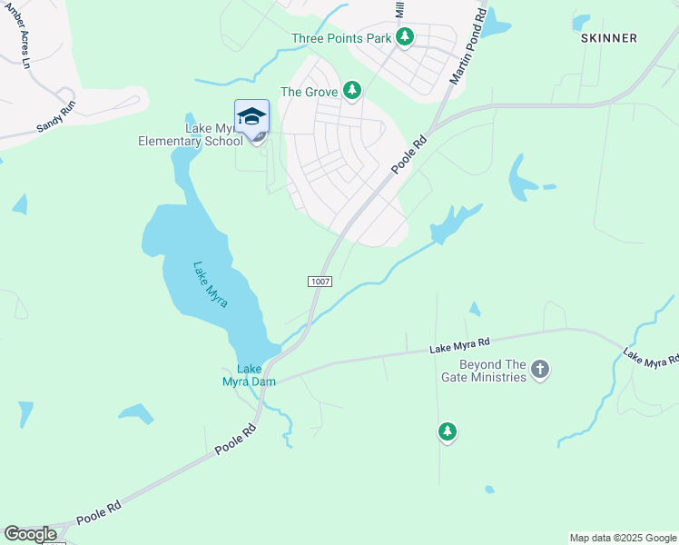 map of restaurants, bars, coffee shops, grocery stores, and more near 892 Still Willow Lane in Wendell