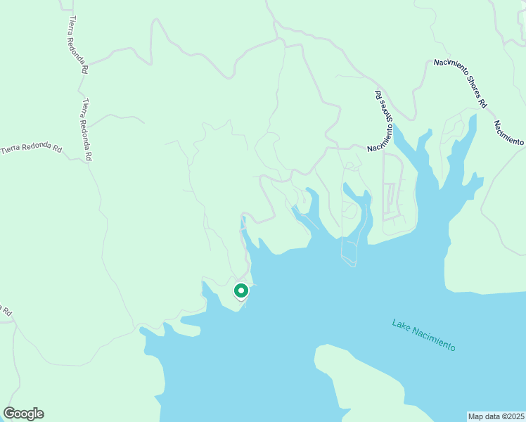 map of restaurants, bars, coffee shops, grocery stores, and more near 6319 Nacimiento Shores Road in Bradley