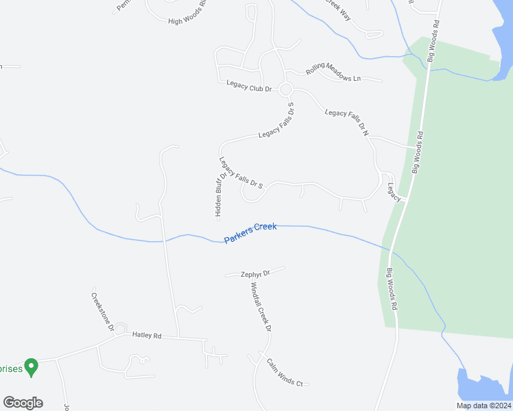 map of restaurants, bars, coffee shops, grocery stores, and more near 61 Winding Creek Loop in Chapel Hill