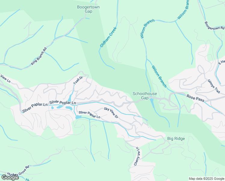 map of restaurants, bars, coffee shops, grocery stores, and more near 1423 Ski View Lane in Sevierville