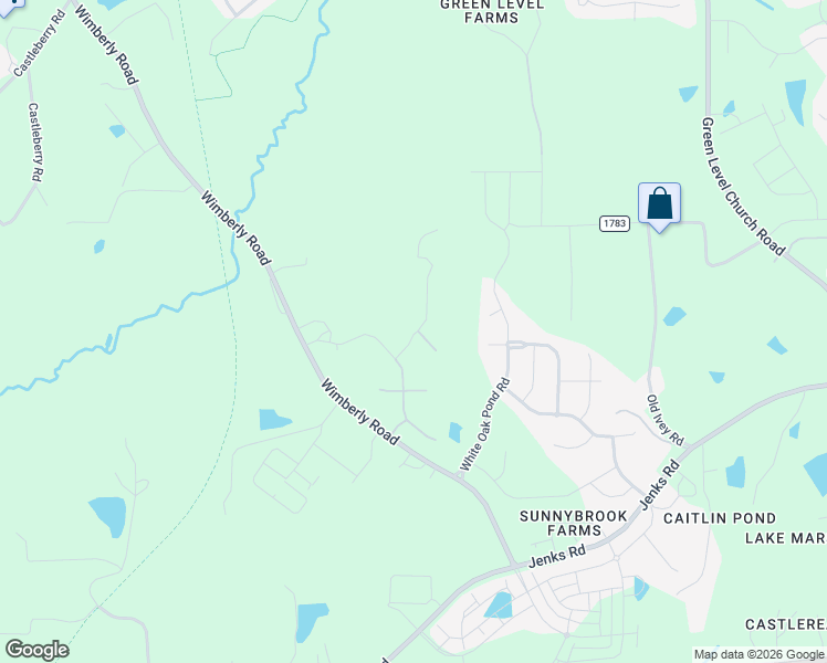 map of restaurants, bars, coffee shops, grocery stores, and more near 1200 Hickory Hill Lane in Apex