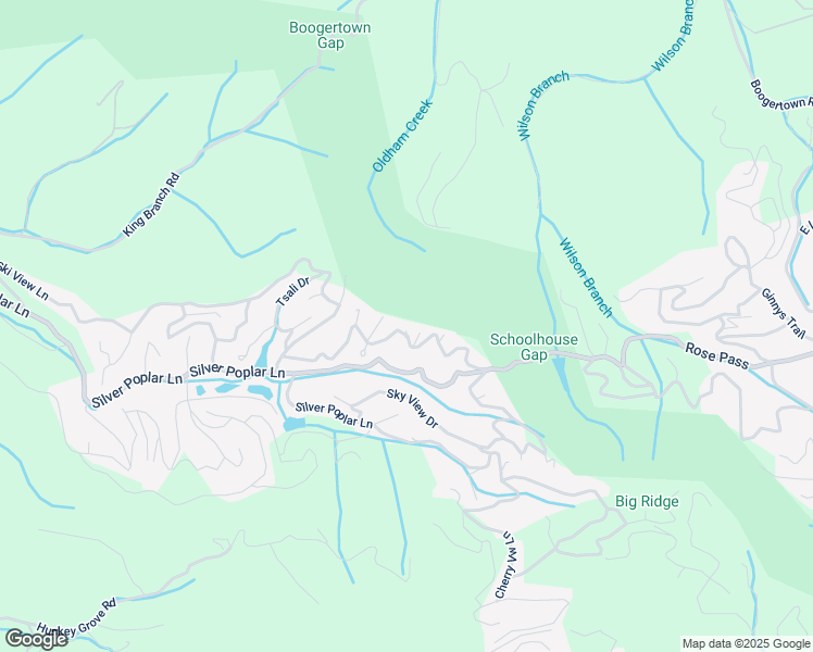 map of restaurants, bars, coffee shops, grocery stores, and more near 1423 Ski View Lane in Sevierville