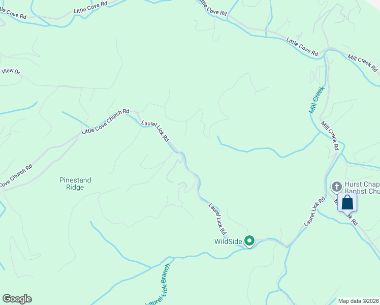 map of restaurants, bars, coffee shops, grocery stores, and more near 1284 Laurel Lick Road in Pigeon Forge