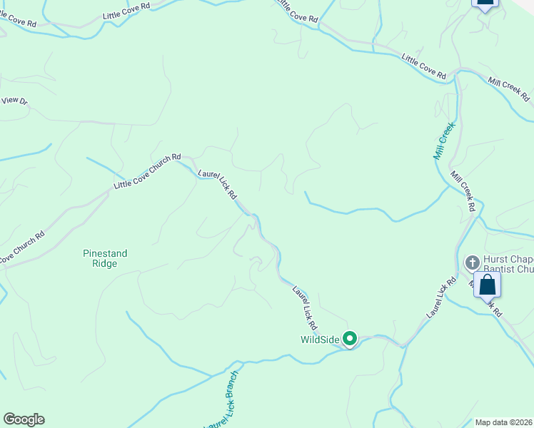 map of restaurants, bars, coffee shops, grocery stores, and more near 1284 Laurel Lick Road in Pigeon Forge
