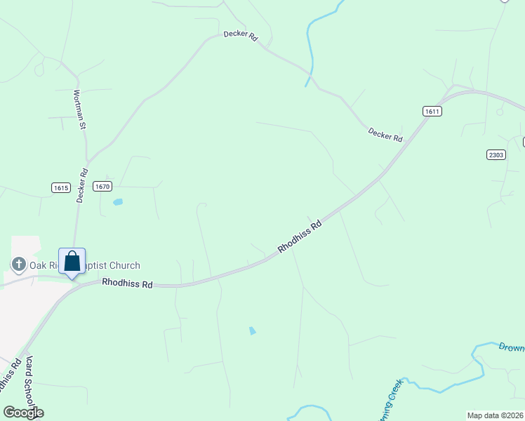 map of restaurants, bars, coffee shops, grocery stores, and more near 8185 Rhodhiss Road in Connelly Springs