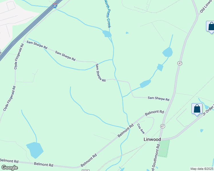 map of restaurants, bars, coffee shops, grocery stores, and more near 948 Sam Sharpe Road in Linwood