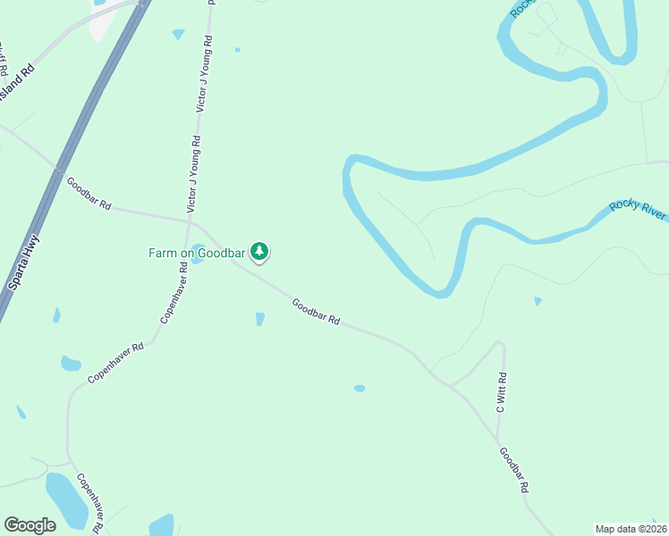 map of restaurants, bars, coffee shops, grocery stores, and more near 1096 Goodbar Road in Rock Island