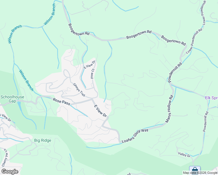 map of restaurants, bars, coffee shops, grocery stores, and more near 4210 South Boogertown Road in Sevierville